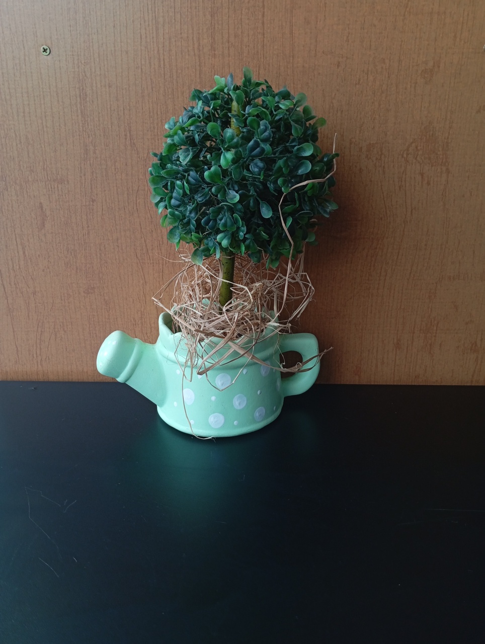 Vaso Regador-Verde Com Arranjo  - Festou