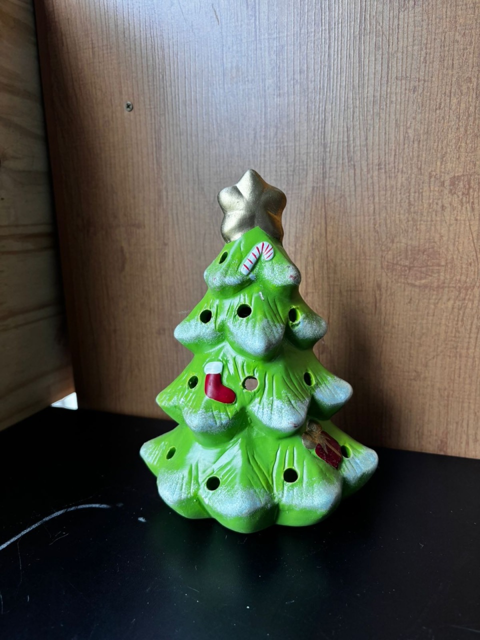 Arvore Natal Cerâmica Verde Claro - Decoração - Festou