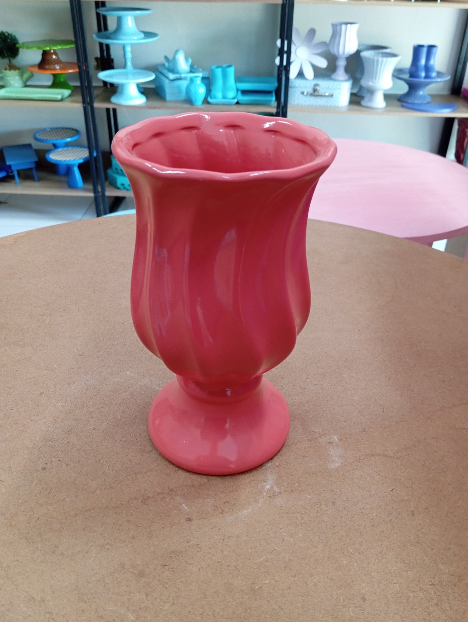 Vaso Onda M - Salmão  - Festou