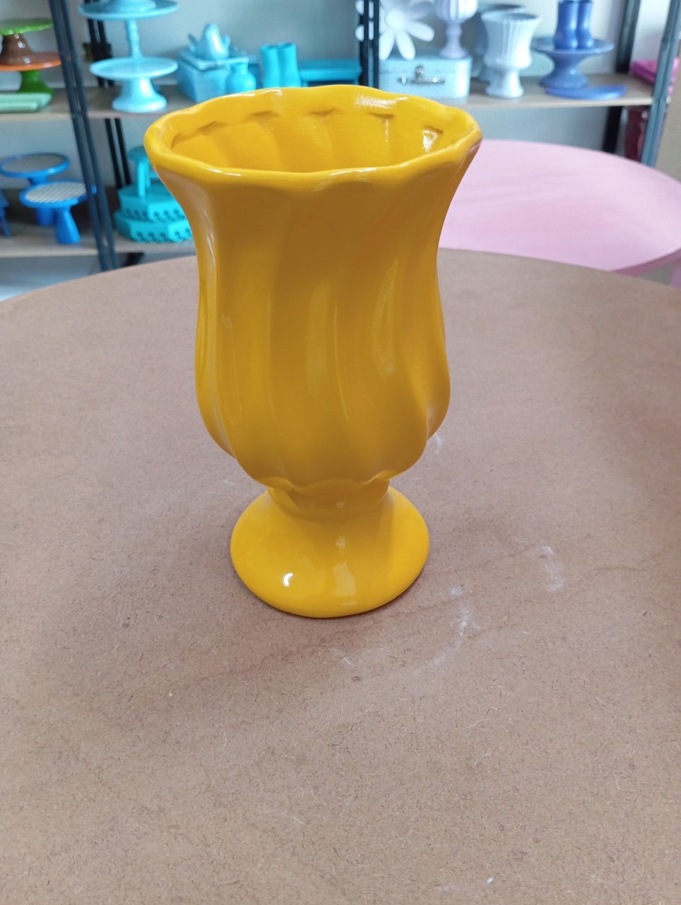 Vaso Onda M - Amarelo  - Festou