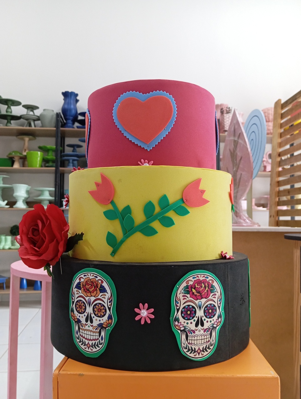 Bolo Fake - Dia de Los Muertos. - Festou