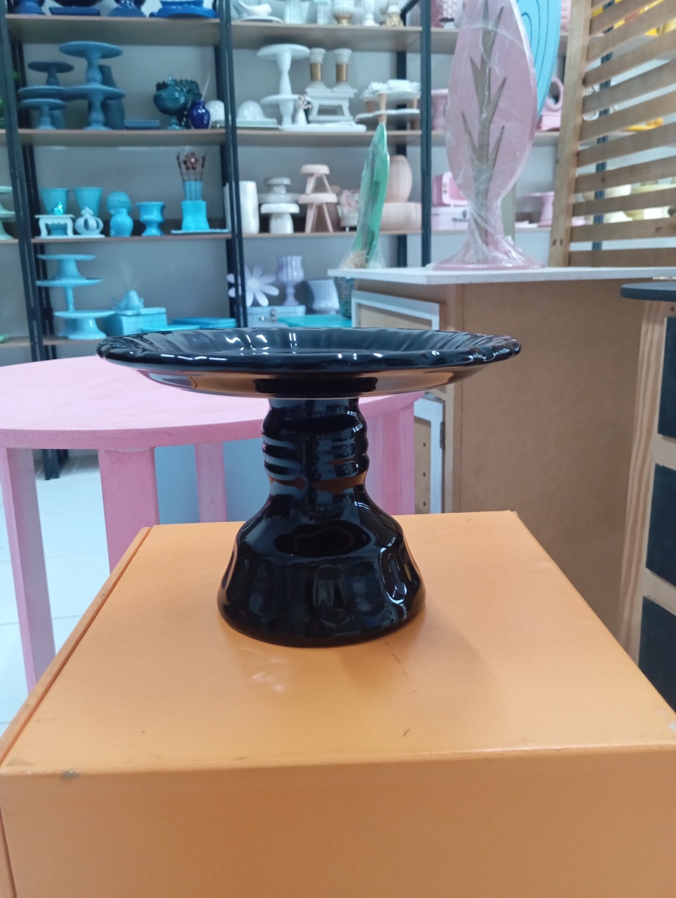 Boleira Cerâmica G - Preto  - Festou