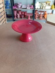 Boleira Cerâmica M - Vermelho  - imagem 1