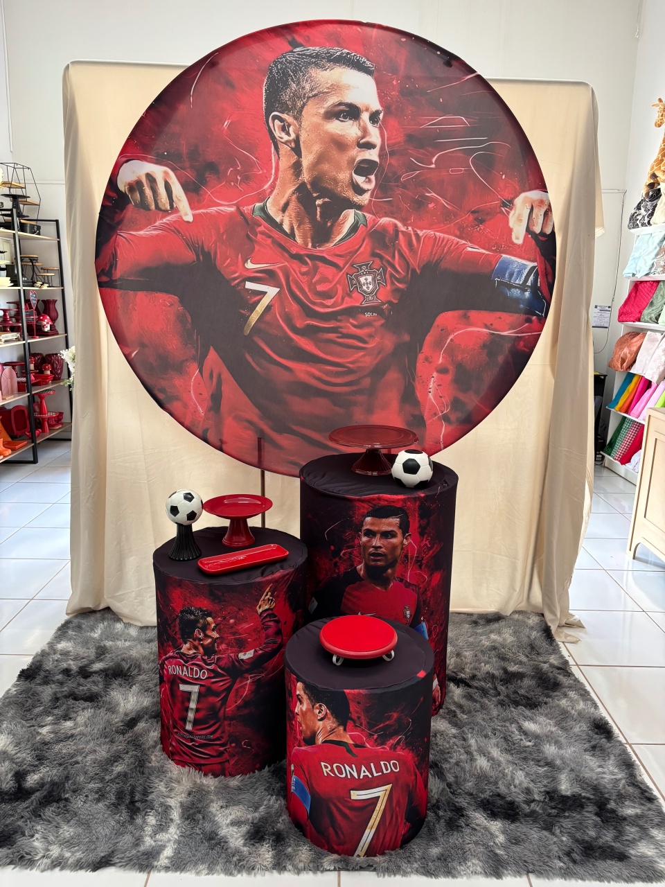 Kit Prata - Cristiano Ronaldo - Festou