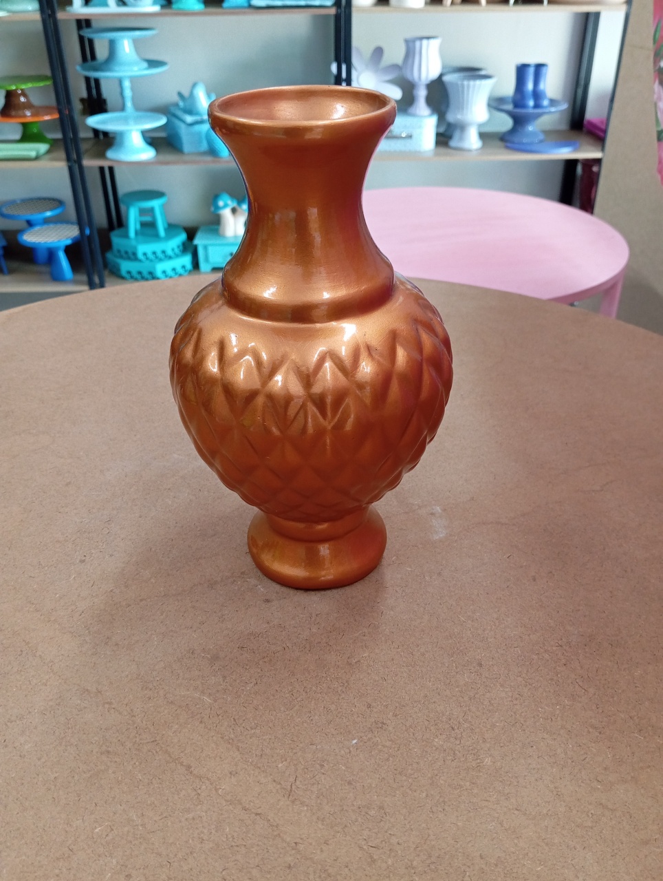 Vaso Rubi M - Cobre  - Festou