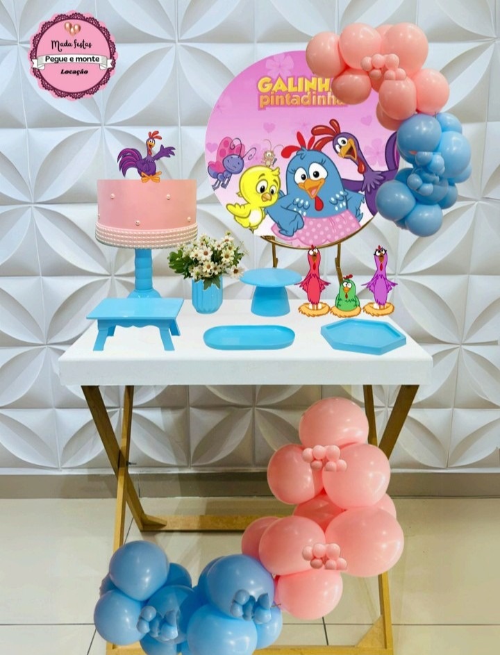Mini Kit Galinha Pintadinha 🐓🐣 - Mada festa pegue monte locação 