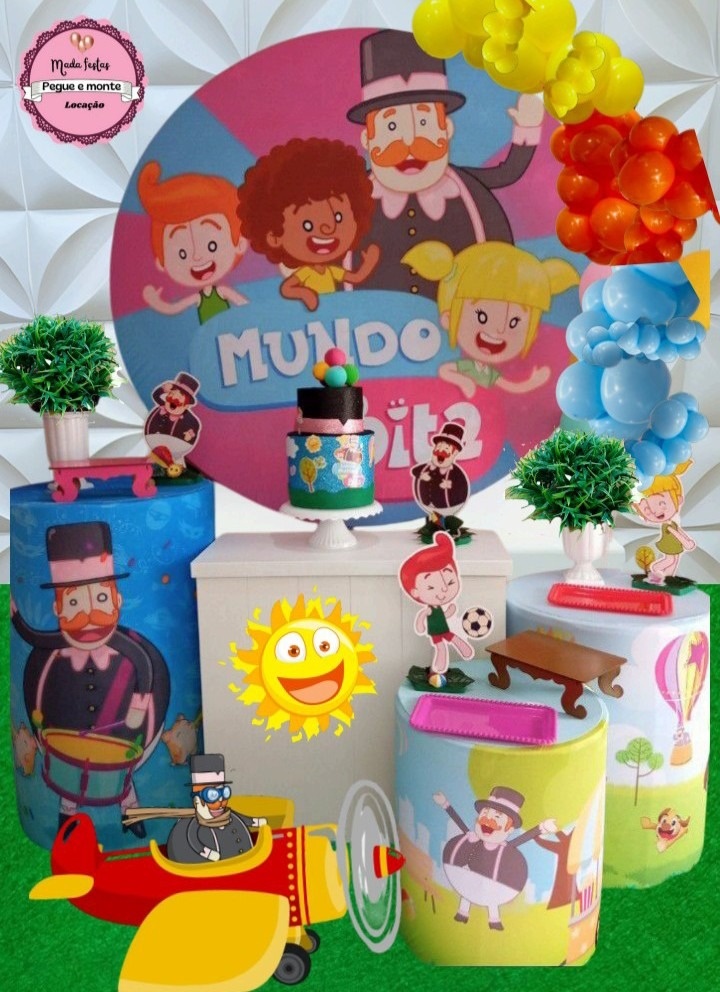 Kit Pegue Monte ( G ) Mundo Bita . - Mada festa pegue monte locação 