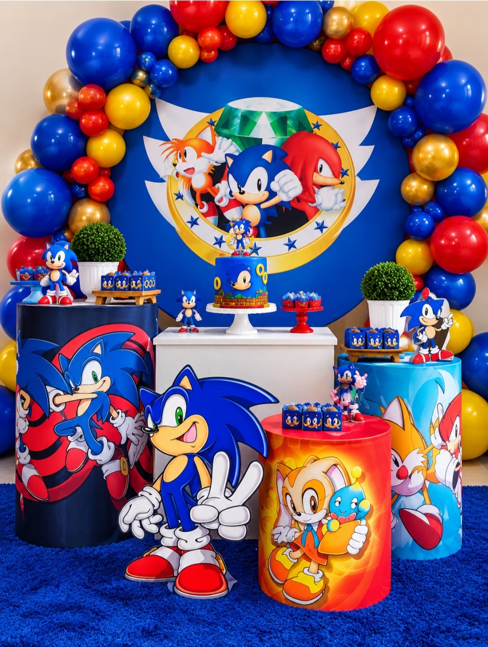 Kit Pegue Monte ( G ) Sonic - Mada festa pegue monte e presentes 