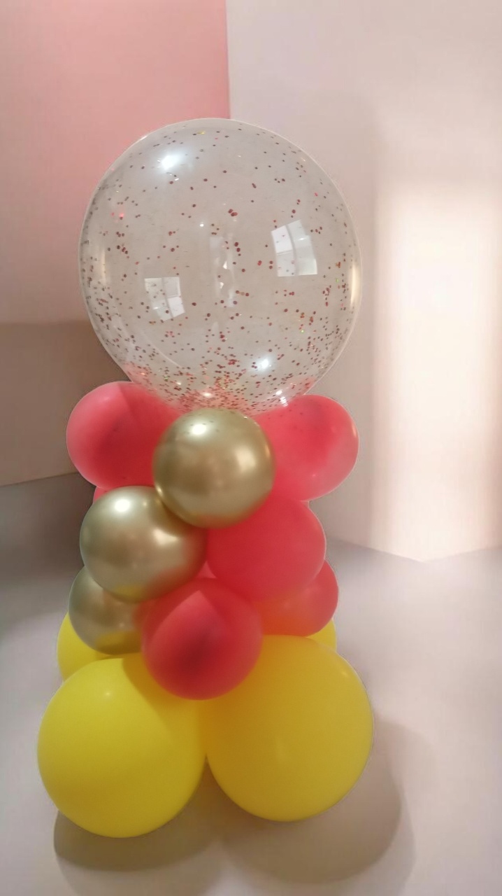 Box de Balões de Chão Bolha - Mada festa pegue monte locação 
