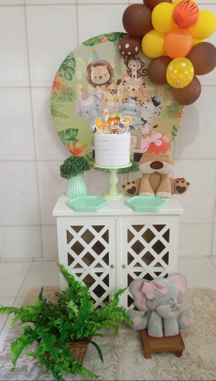 Mini Kit ( G ) Safari Beby 🦓🦁 - Mada festa pegue monte locação 