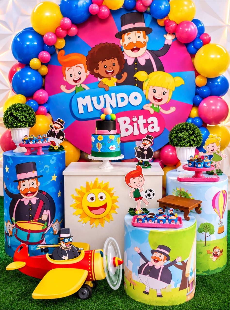 Kit Pegue Monte ( G ) Mundo Bita . - Mada festa pegue monte e presentes 