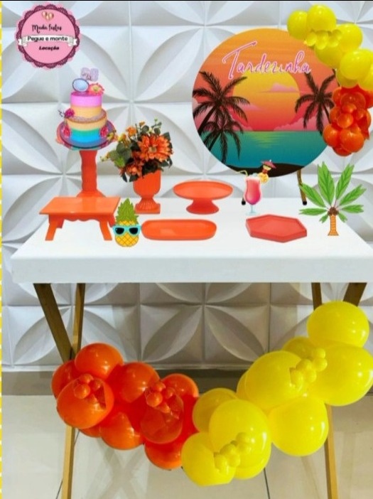 Mini Kit Tardezinha 💐🏵️🌴 - Mada festa pegue monte locação 