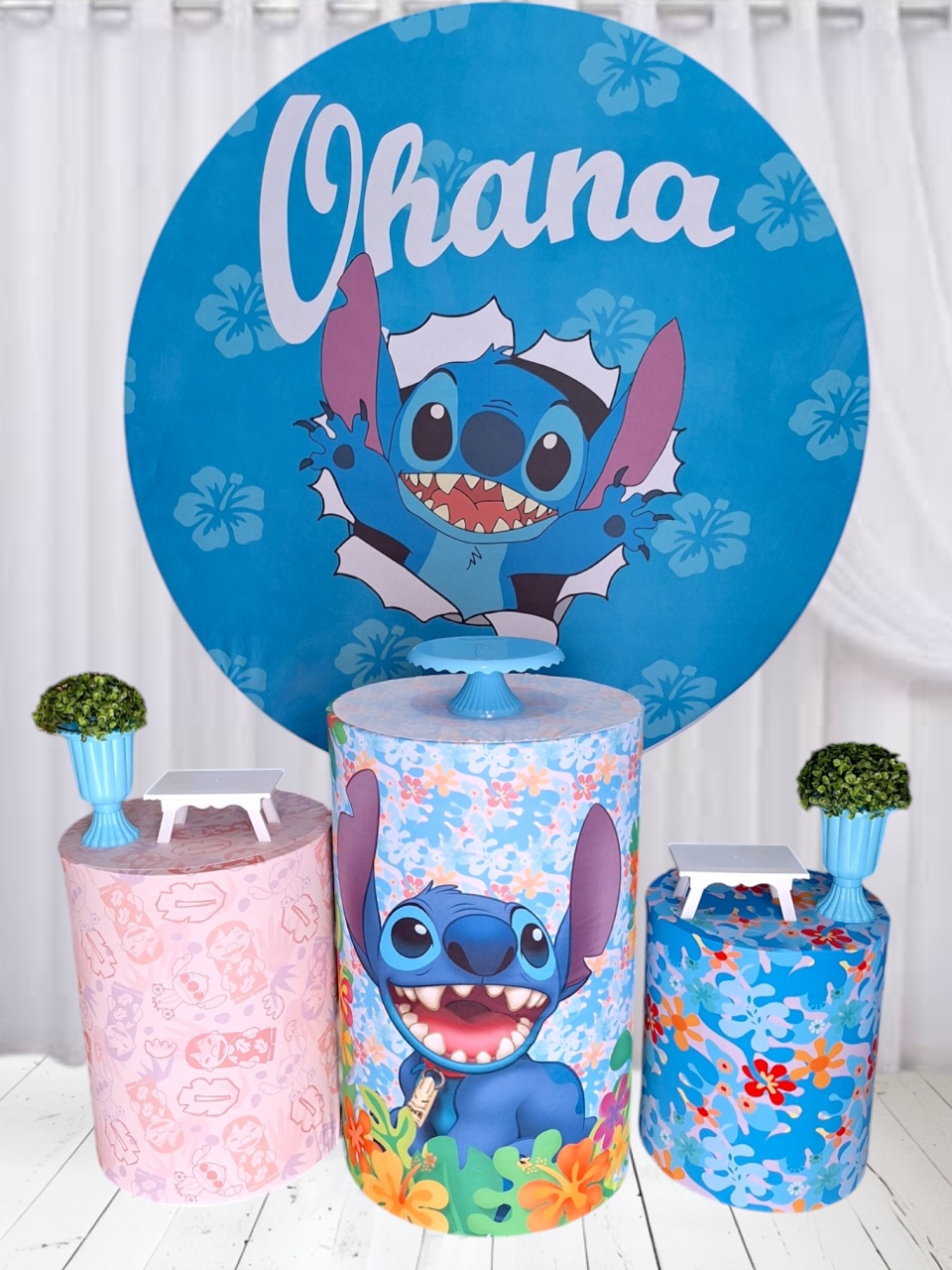 Stitch Ohana - Pegue e monte Festança 