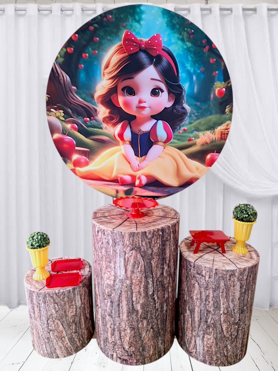Branca de Neve Cute - Pegue e monte Festança 