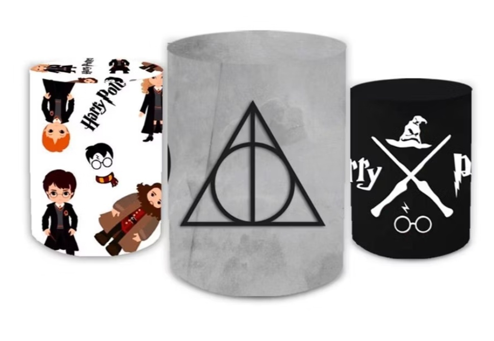 Capas Cilindros Harry Potter  - Pegue e monte Festança 