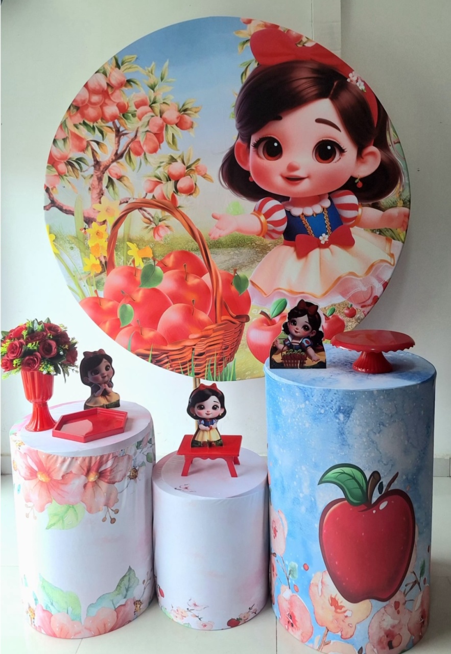 Branca de Neve Baby Floral - Pegue e monte Festança 