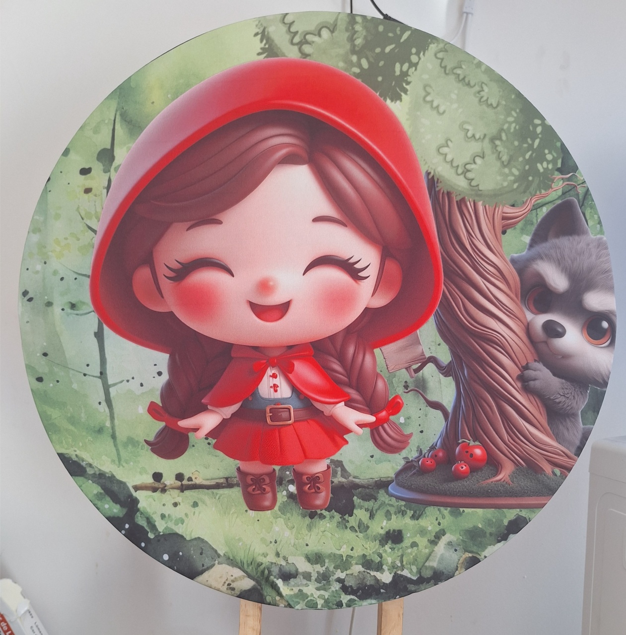 Mini Painel Chapeuzinho Vermelho  - Pegue e monte Festança 