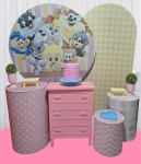 Baby Looney Tunes Rosa Com Bolo E Tapete - imagem 3