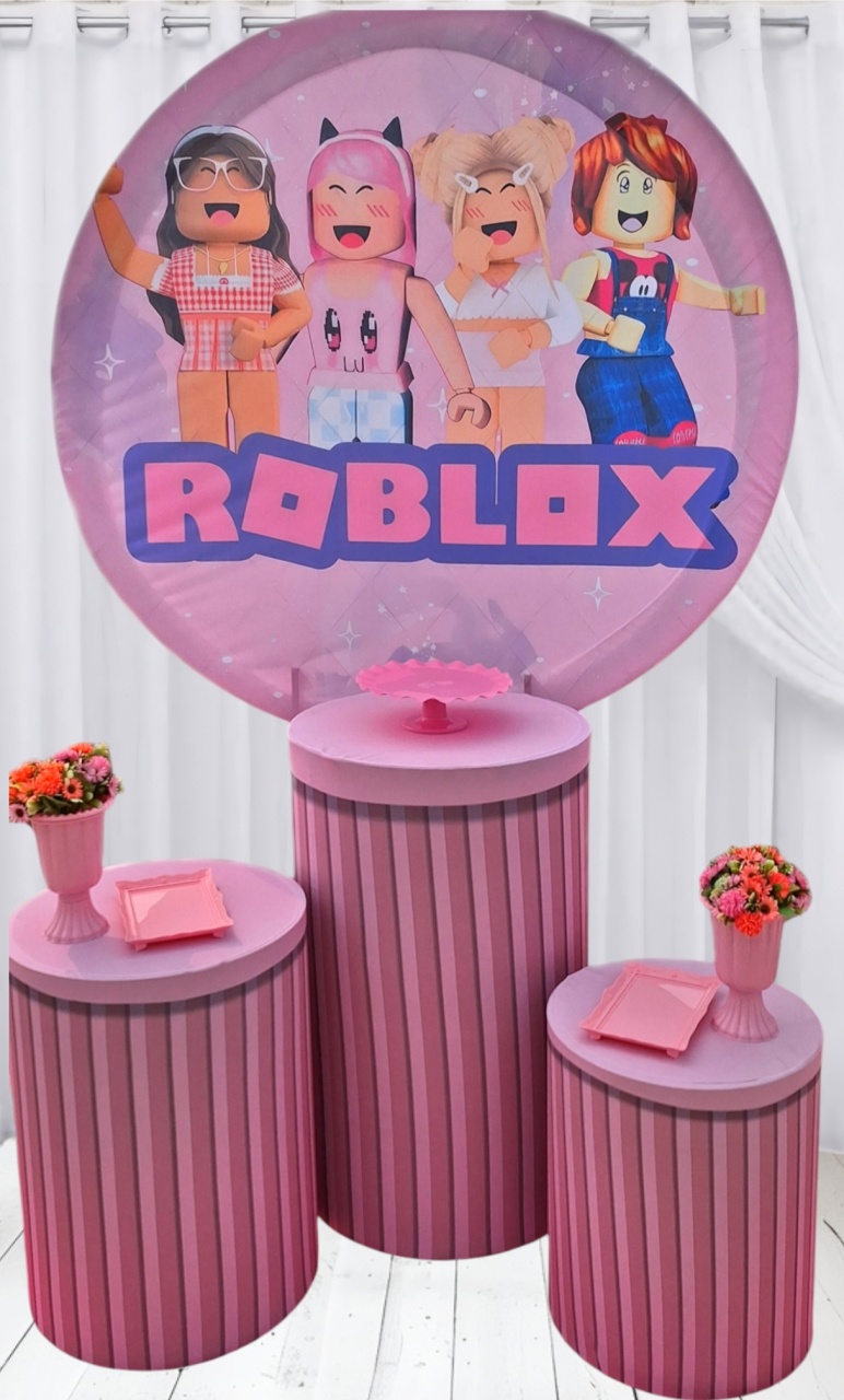 Roblox Rosa  - Pegue e monte Festança 