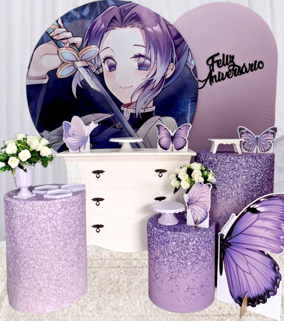 Shinobu Kocho (Demon Slayer) Kit Premium - Pegue e monte Festança 