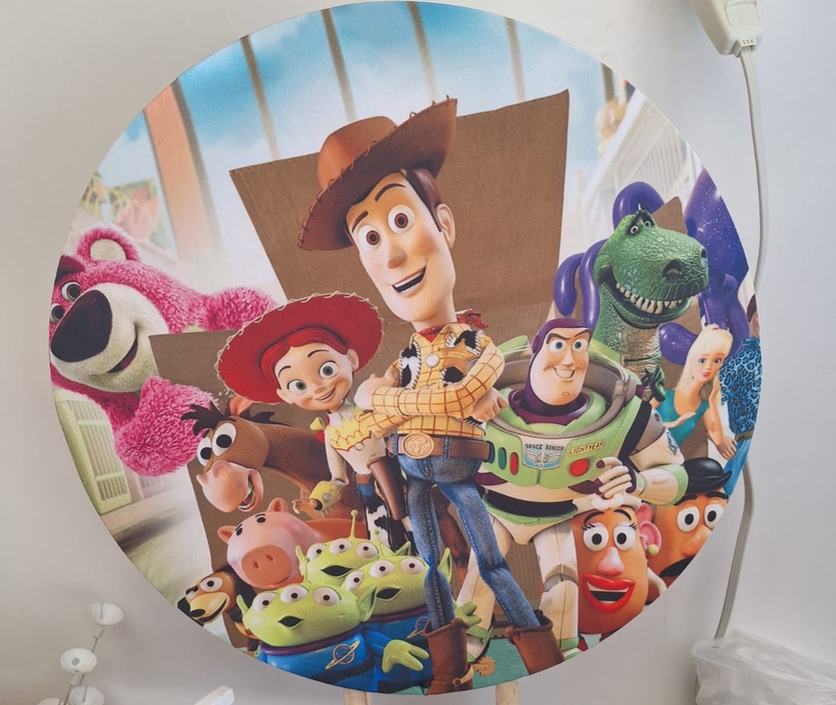 Mini Painel Toy Story - Pegue e monte Festança 