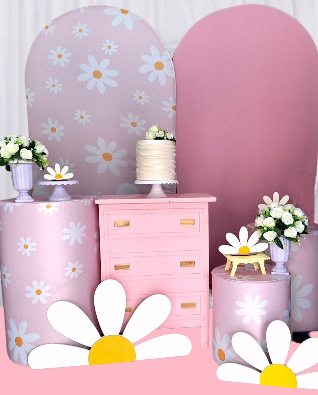 Margaridas Estampadas Kit Premium - Pegue e monte Festança 