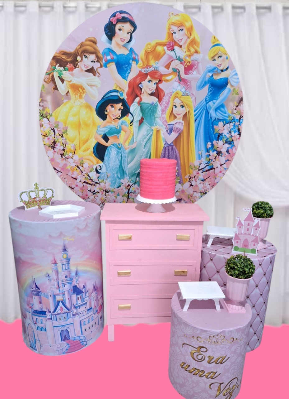 Princesas Kit Profissional - Pegue e monte Festança 