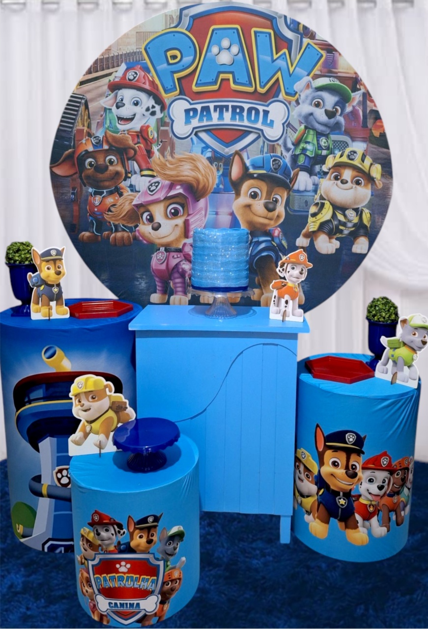 Patrulha Canina Kit Profissional - Pegue e monte Festança 