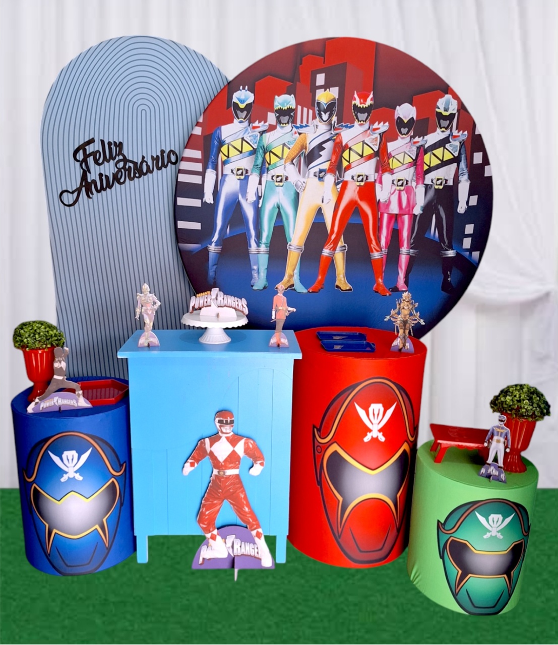 Power Rangers Kit Premium - Pegue e monte Festança 