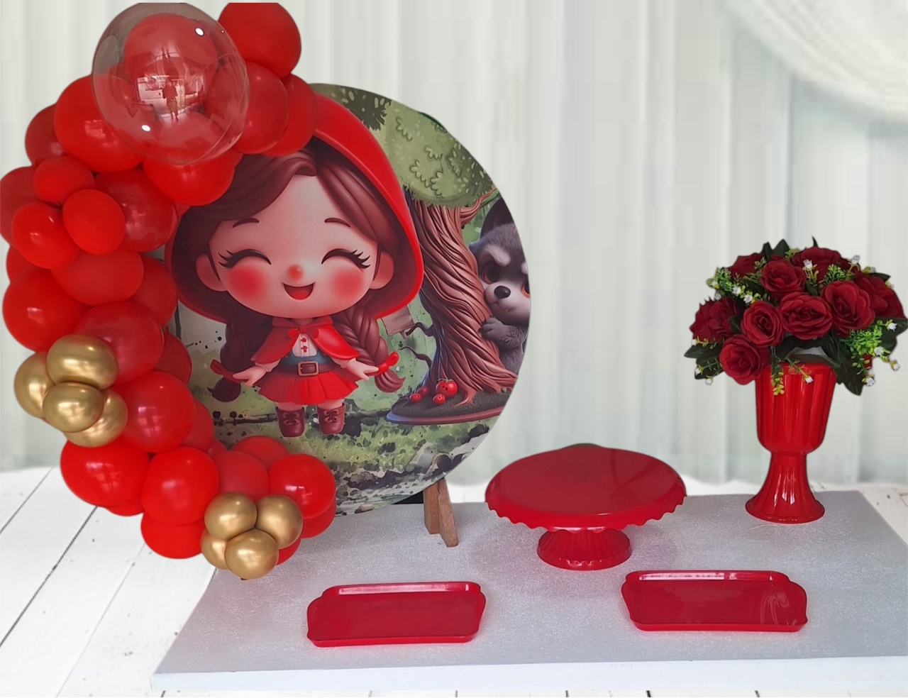 Festa Na Mesa Chapeuzinho Vermelho - Pegue e monte Festança 