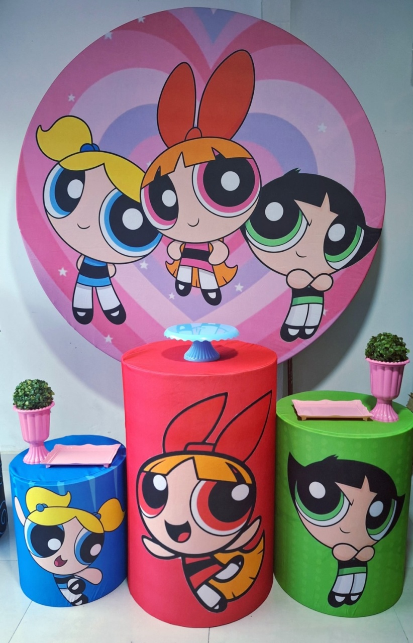 Meninas Super Poderosas  - Pegue e monte Festança 