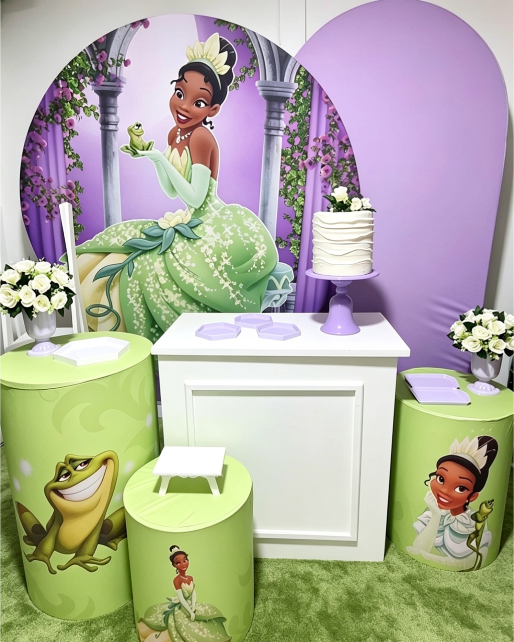 Princesa Tiana Premium - Pegue e monte Festança 