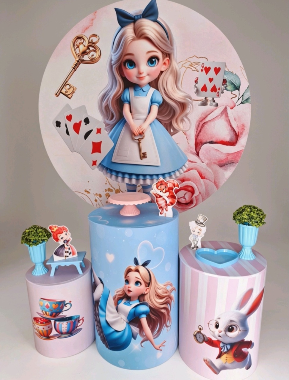 Alice No País das Maravilhas  - Pegue e monte Festança 