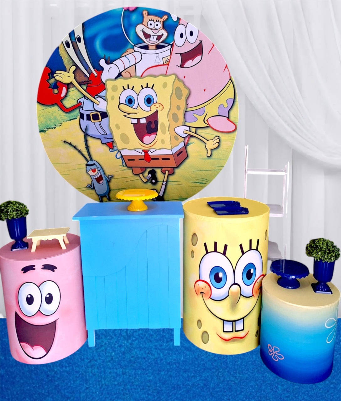 Bob Esponja Kit Profissional - Pegue e monte Festança 