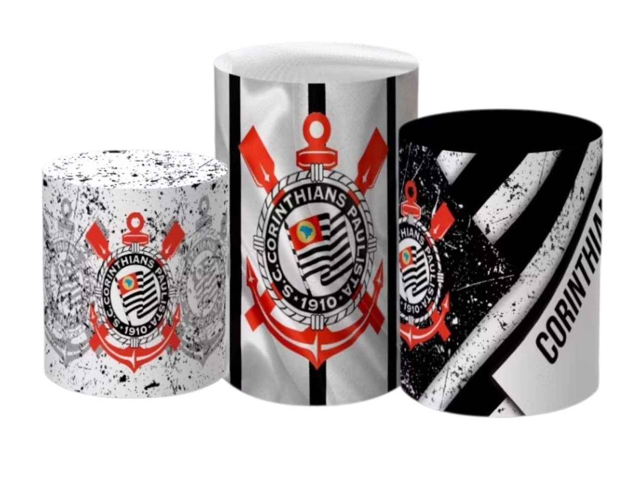Capas Cilindros Corinthians  - Pegue e monte Festança 