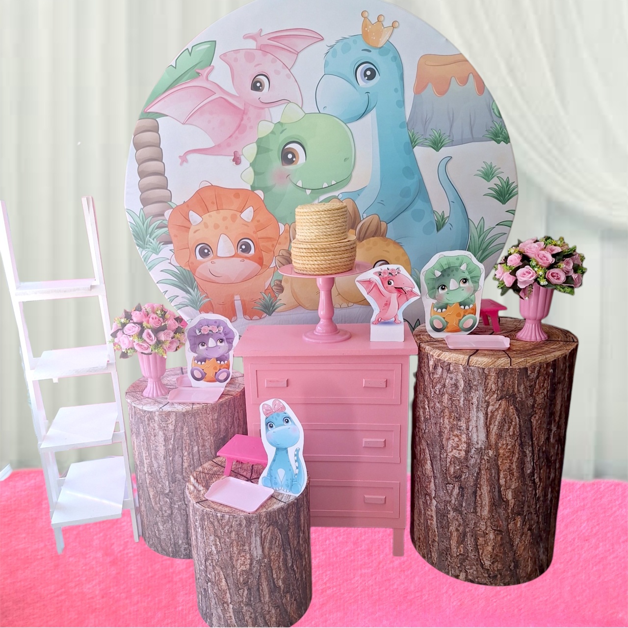 Dinossauro Cute Profissional  - Pegue e monte Festança 