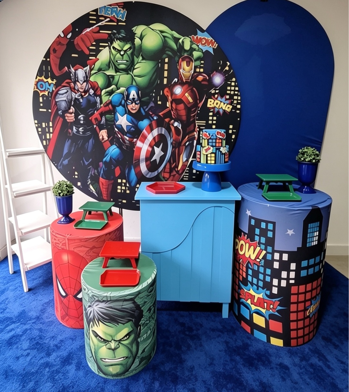 Vingadores Premium Mod. 2 - Pegue e monte Festança 