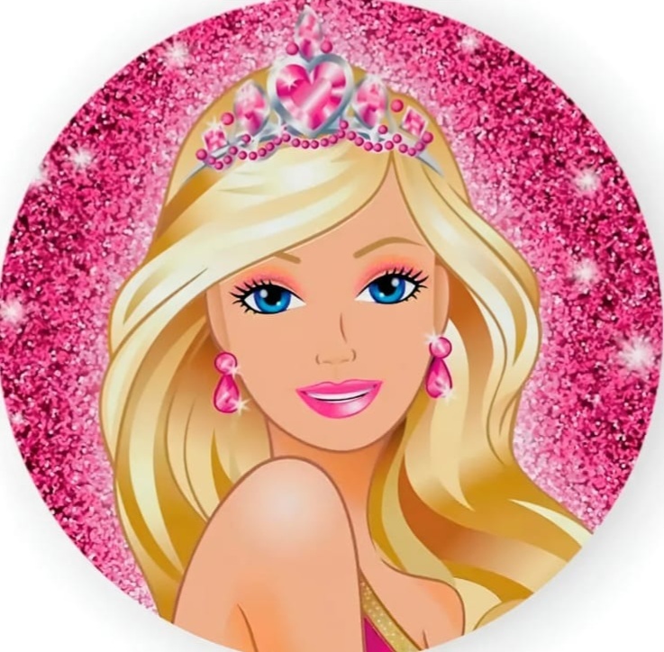 Mini Painel Barbie - Pegue e monte Festança 