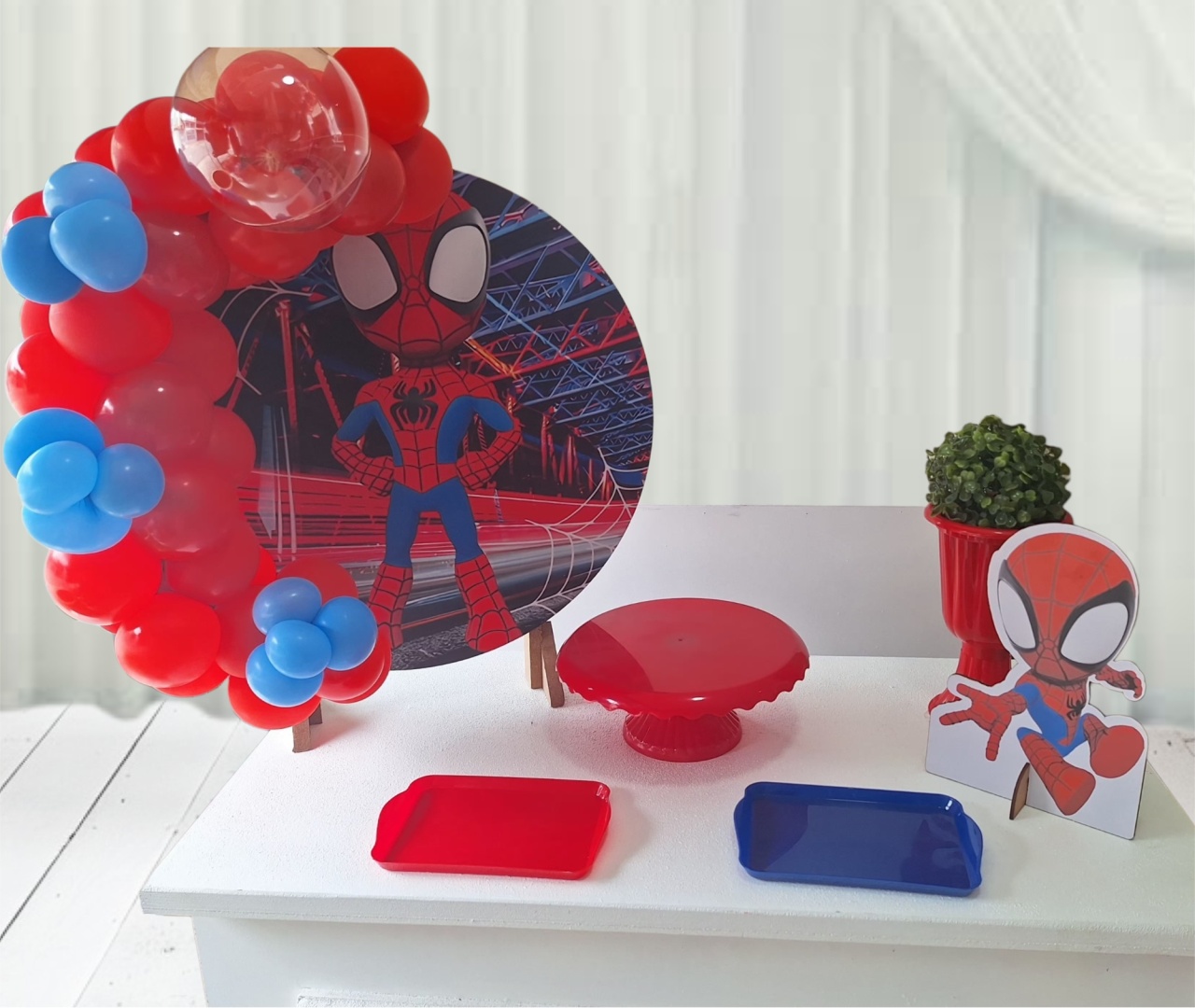 Festa Na Mesa Homem Aranha Baby - Pegue e monte Festança 