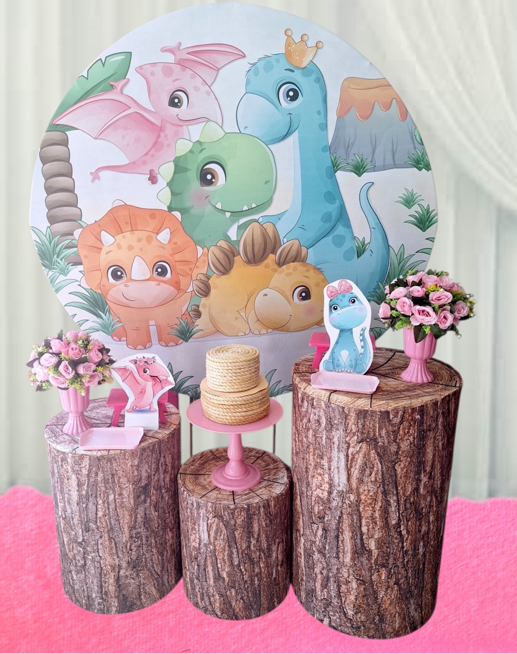 Dinossauro Cute  - Pegue e monte Festança 