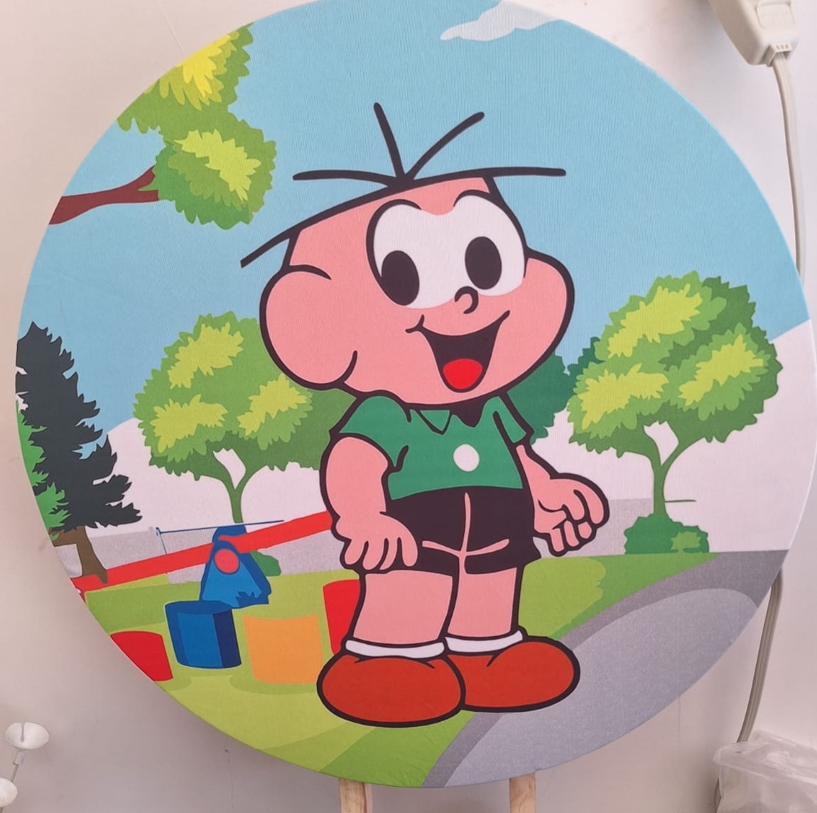 Mini Painel Cebolinha - Pegue e monte Festança 
