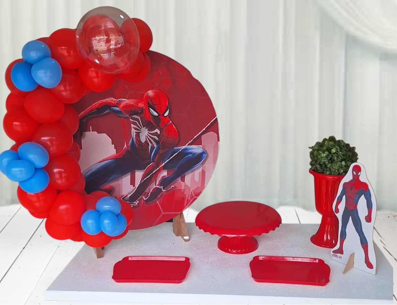 Festa Na Mesa Homem Aranha  - Pegue e monte Festança 
