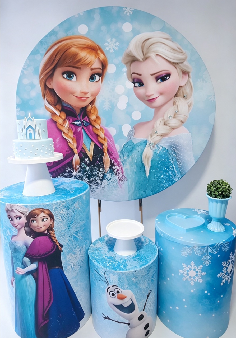 Frozen+Bolo Fake - Pegue e monte Festança 