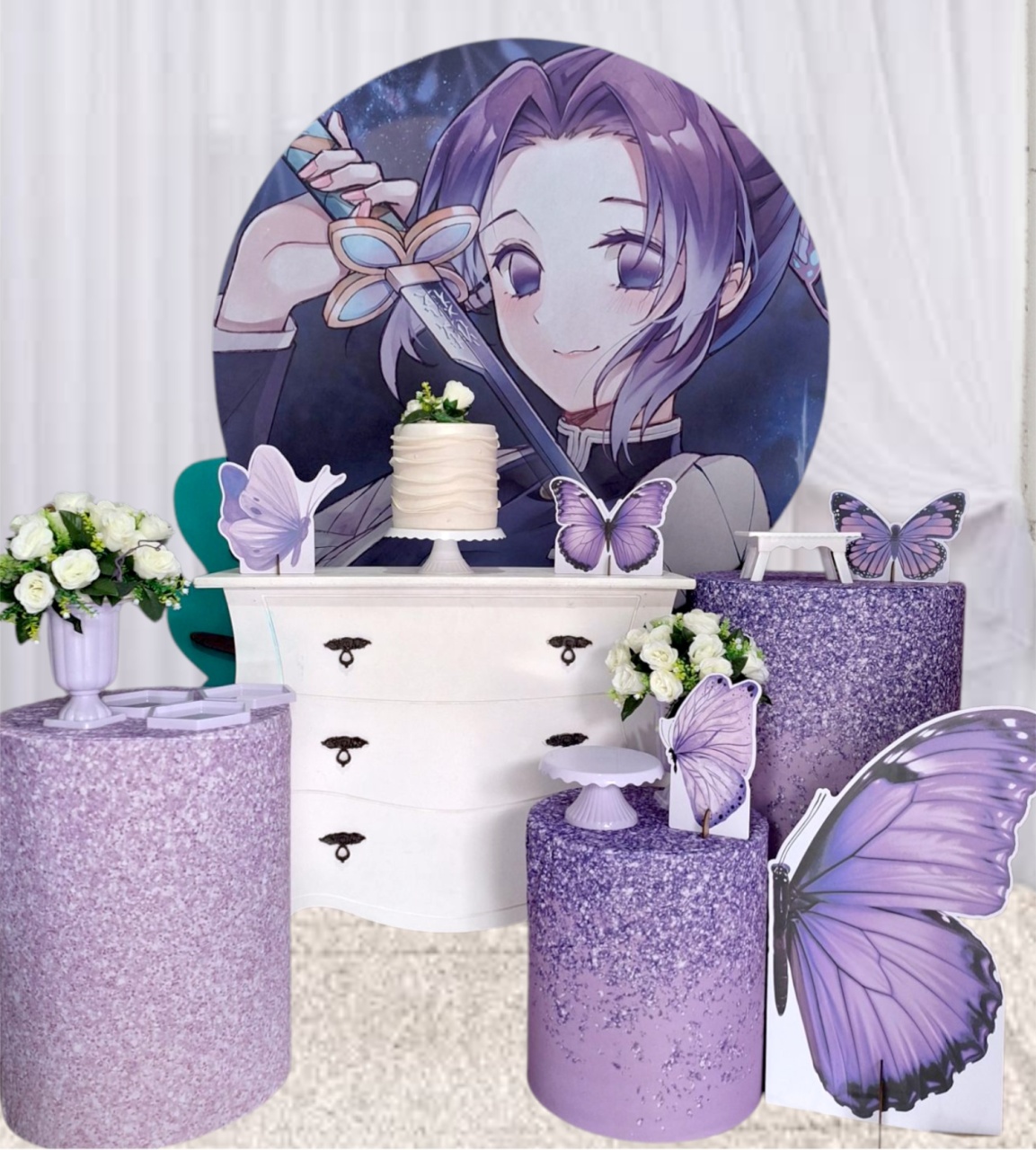Shinobu Kocho (Demon Slayer) Kit Profissional - Pegue e monte Festança 