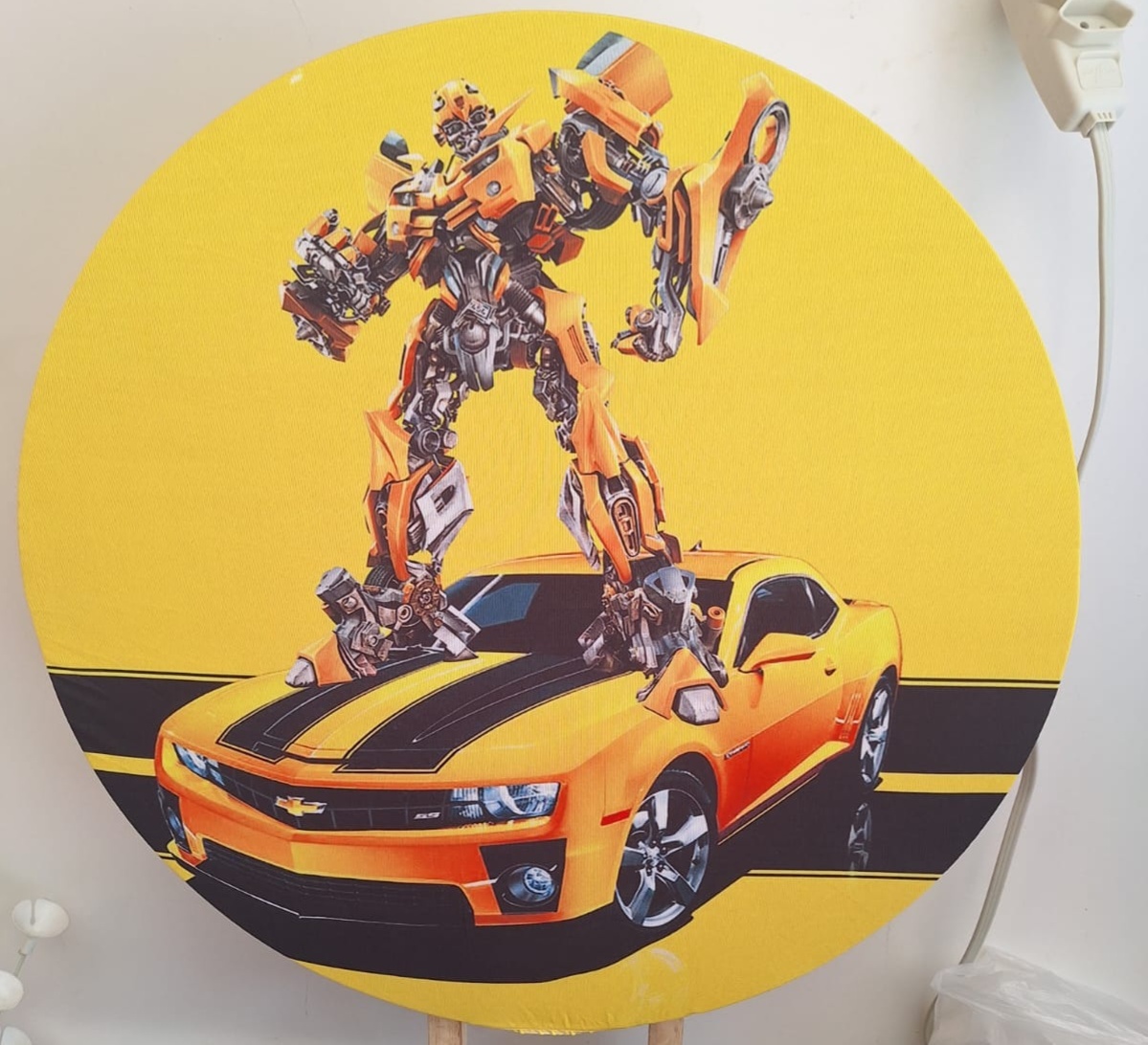 Mini Painel Transformes - Pegue e monte Festança 