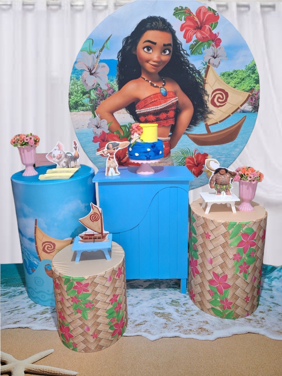 Moana Kit Profissional - Pegue e monte Festança 