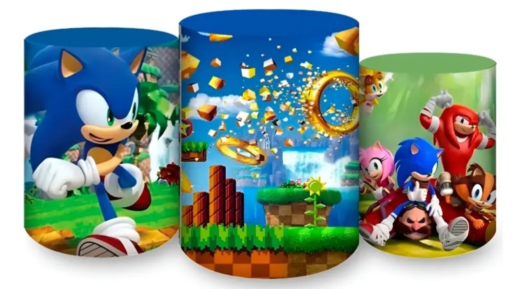 Capas Cilindros Sonic - Pegue e monte Festança 