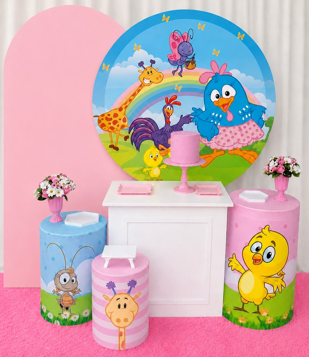 Galinha Pintadinha Kit Premium - Pegue e monte Festança 