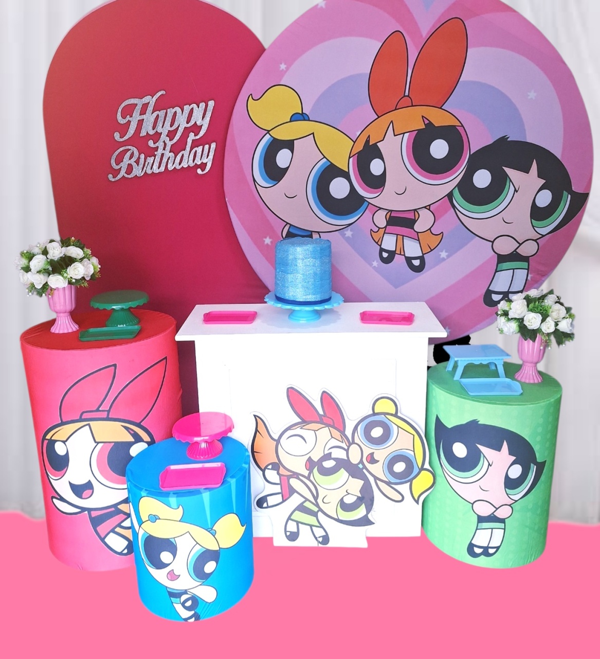 Meninas Super Poderosas Kit Premium  - Pegue e monte Festança 