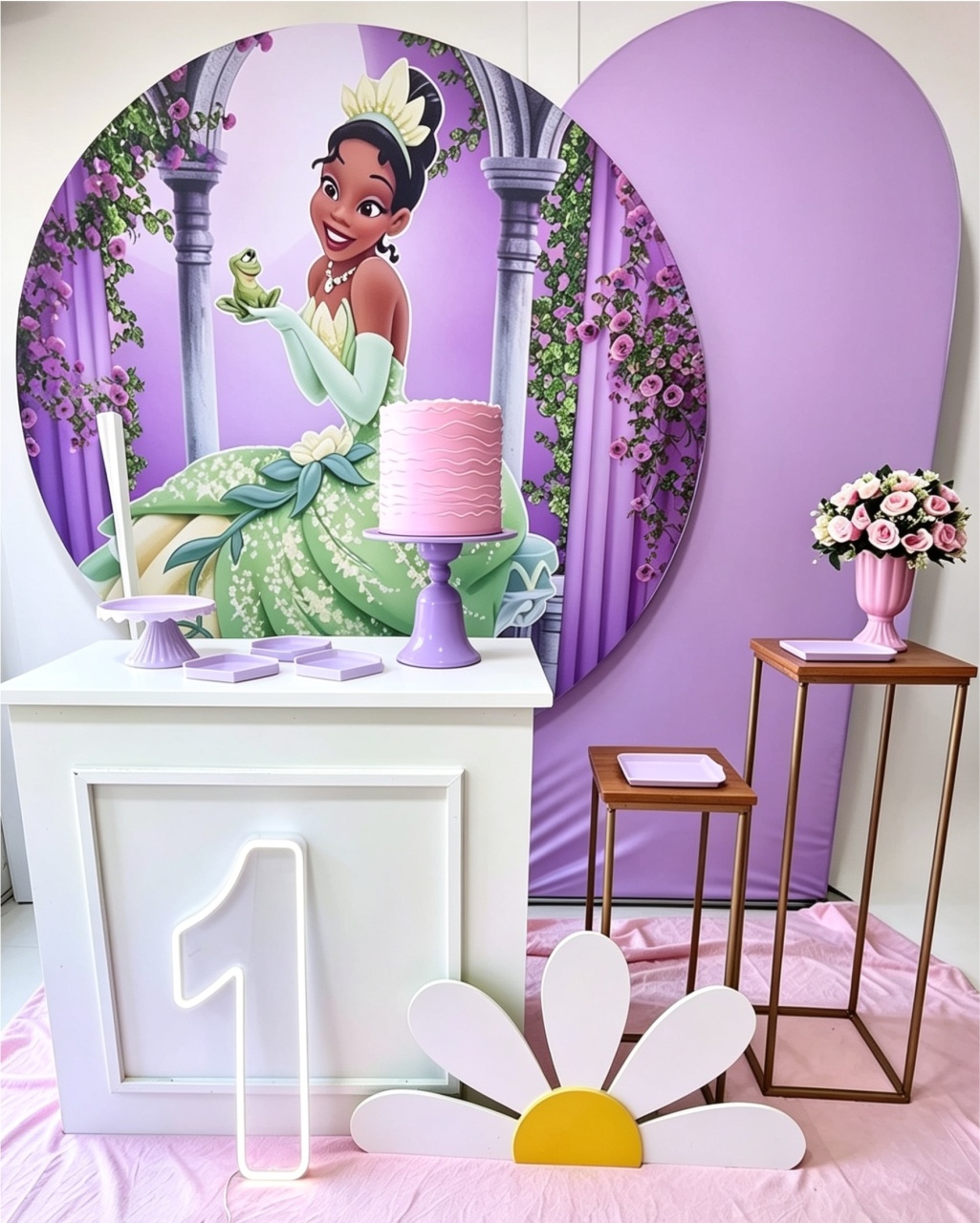 Princesa Tiana Premium Modelo 2 - Pegue e monte Festança 